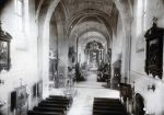 Wnętrze kościoła, fot. z początku XX w.